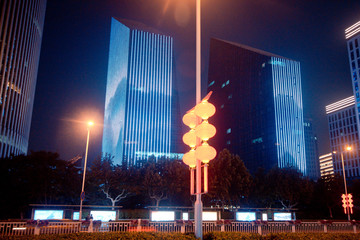 青岛 夜景 灯光 楼体亮化