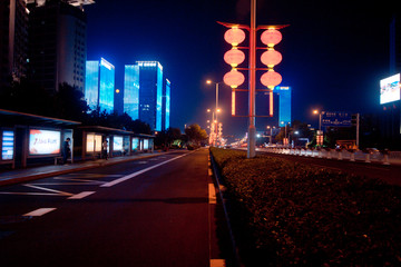 青岛 夜景 灯光 楼体亮化