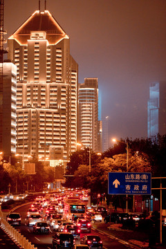 青岛 夜景 灯光 楼体亮化