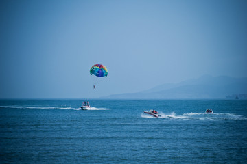 海边 玩耍 儿童 户外 海滩