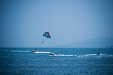 海边 玩耍 儿童 户外 海滩