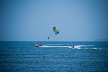 海边 玩耍 儿童 户外 海滩