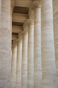 圣彼得大教堂 梵蒂冈 罗马柱