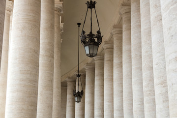 圣彼得大教堂 梵蒂冈 罗马柱