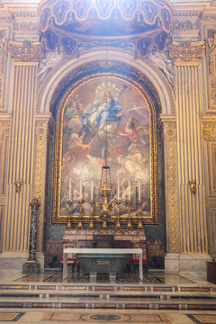 圣彼得大教堂 梵蒂冈 教堂内景