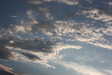 蓝天白云 云朵 天
