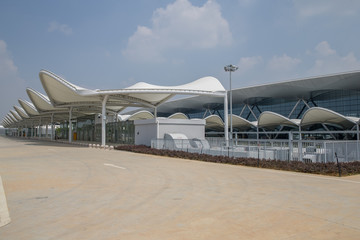 广州白云机场T2航站楼建筑外观