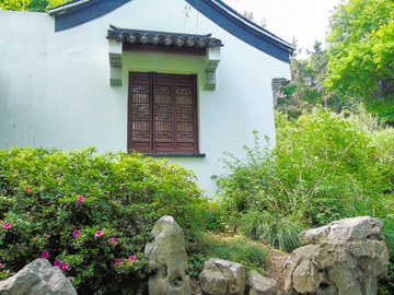 上海古华公园建筑摄影图