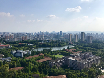 杭州华家池鸟瞰