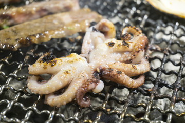 韩式烧烤 烤章鱼
