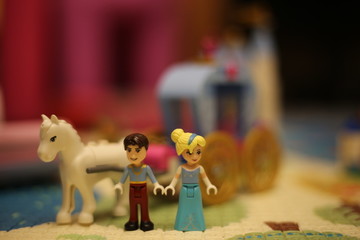 乐高王子与公主马车玩具
