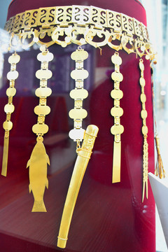 新罗时期 韩国国宝 金制冠