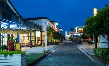 塘栖古镇夜景 古街景夜景