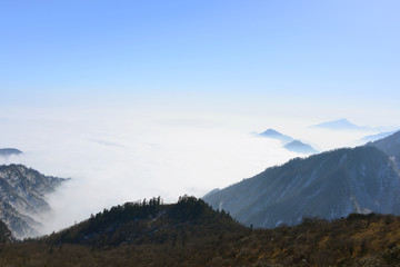 群山丘壑 高山云海 自然风光