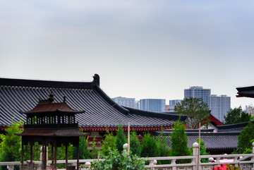 古建筑与现代建筑对比