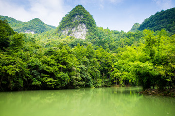 贵州小七孔山水风光