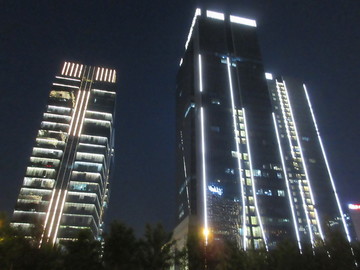 郑州高铁商务区夜景