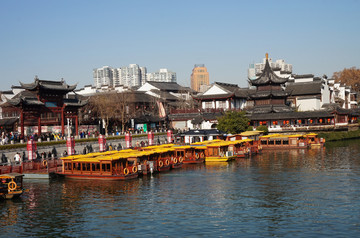 南京夫子庙秦淮河