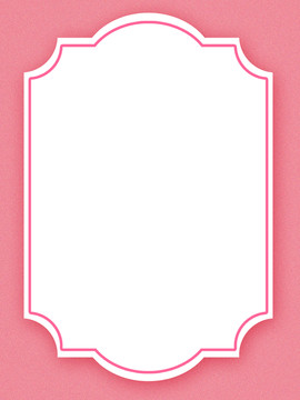 粉色欧式边框背景