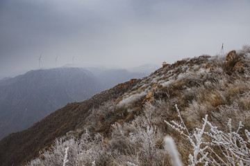 伏羲山冰挂