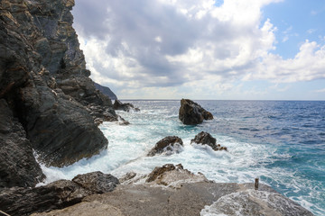 大海 海浪 礁石 浪花 海洋