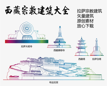 西藏宗教建筑大全 宗教建筑