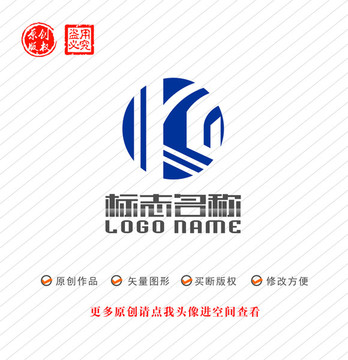 KG字母GK标志