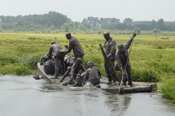 雁窝岛湿地雕塑