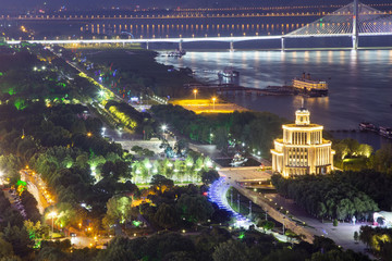 汉口江滩夜景