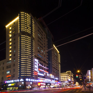 长春市同志街夜景