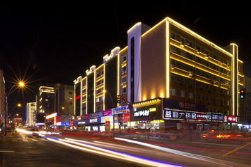 长春市同志街夜景