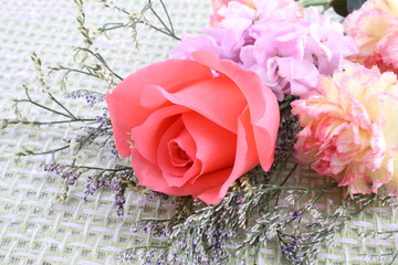 浪漫玫瑰花紫色蕾丝