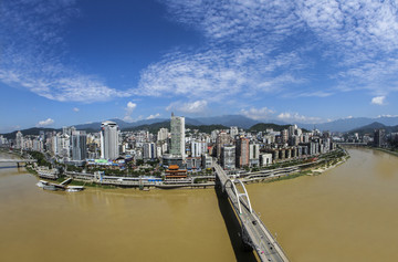 福建南平城市风光