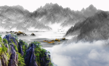 水墨山水