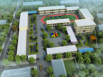 小学鸟瞰图