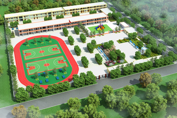 小学鸟瞰图