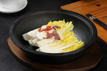 干锅娃娃菜38元