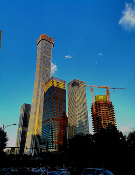 北京CBD第一高楼中国尊