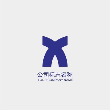 字母X标志logo