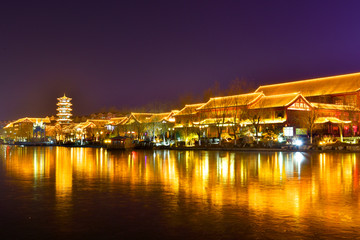 青州宋城夜景