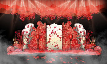 新中式红色系婚礼