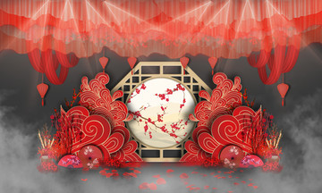 新中式红色系婚礼