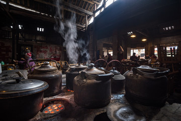 成都老茶馆灶台