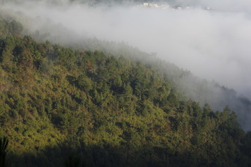 青山云雾