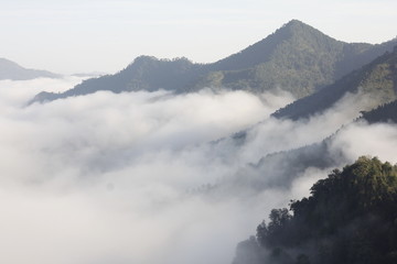 青山云雾