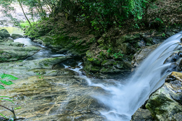 燕子河大峡谷景区瀑布