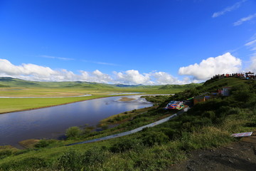 四川红原月亮湾