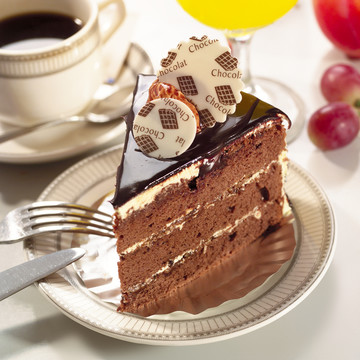 巧克力切片蛋糕