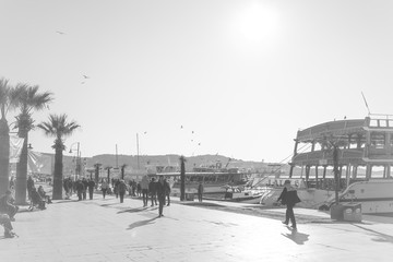 土耳其艾瓦勒克小镇海滨风情
