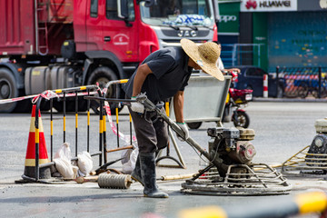 道路施工人员